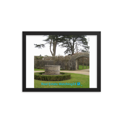 Nature's Wonders Framed photo paper poster with realestatematching24 with key Logo