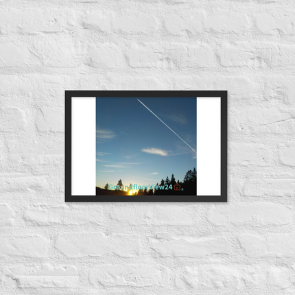 Attractive Sinari Framed photo paper poster with groundfloorview24 with House Logo