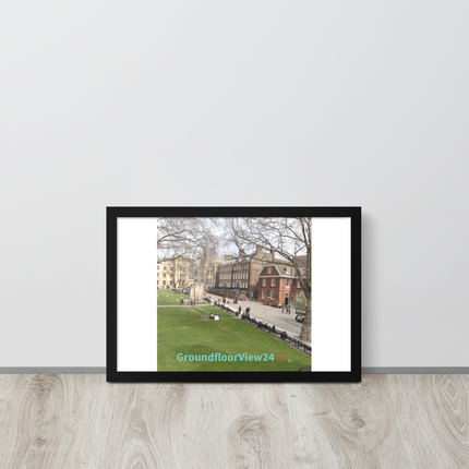 Beautiful Park Framed photo paper poster with groundfloorview24 with House Logo