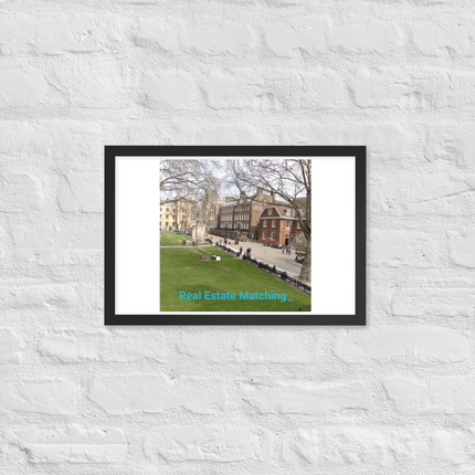 Beautiful Park Framed photo paper poster with realestatematching without key Logo