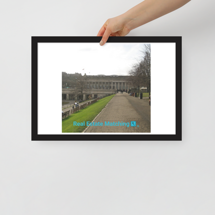 Majestic Palace Framed photo paper poster with realestatematching with key Logo