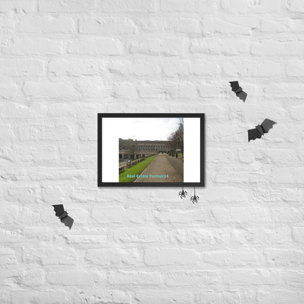 Majestic Palace Framed photo paper poster with realestatepartner24 with house Logo