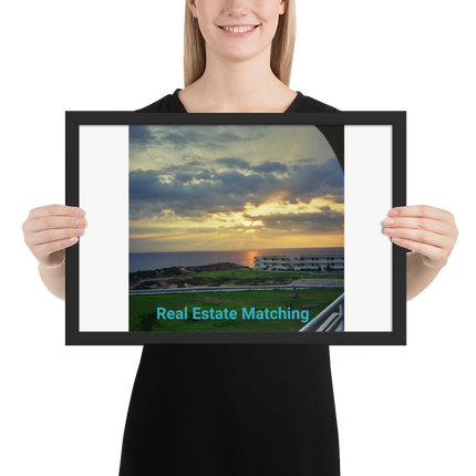 Natural View Framed photo paper poster with realestatematching without key Logo