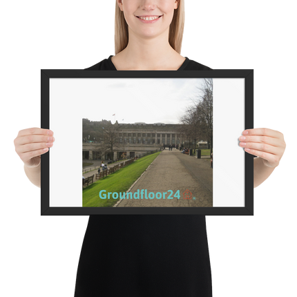 Majestic Palace Framed photo paper poster with Groundfloor24 with House Logo