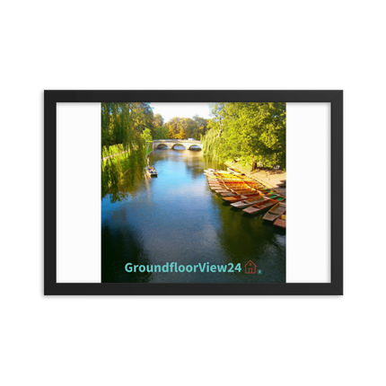 Beautiful Nature Framed photo paper poster with groundfloorview24 with House Logo