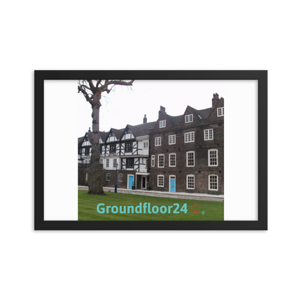 Beautiful Palace Framed photo paper poster with Groundfloor24 with House Logo