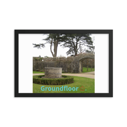 Nature's Wonders Framed photo paper poster with Groundfloor with House Logo
