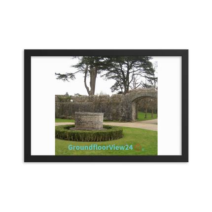 Nature's Wonders Framed photo paper poster with groundfloorview24 with House Logo