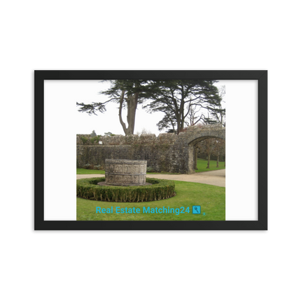 Nature's Wonders Framed photo paper poster with realestatematching24 with key Logo
