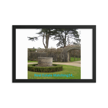 Nature's Wonders Framed photo paper poster with realestatematching24 without key Logo