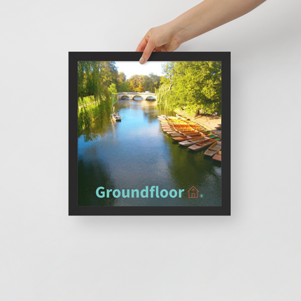Beautiful Nature Framed photo paper poster with Groundfloor with House Logo