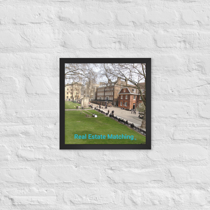Beautiful Park Framed photo paper poster with realestatematching without key Logo