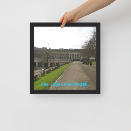 Majestic Palace Framed photo paper poster with realestatematching with key Logo