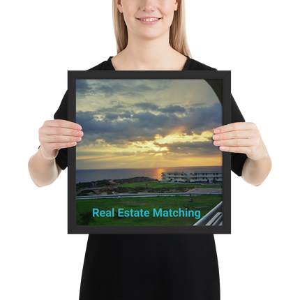 Natural View Framed photo paper poster with realestatematching without key Logo