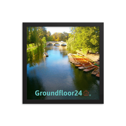 Beautiful Nature Framed photo paper poster with Groundfloor24 with House Logo