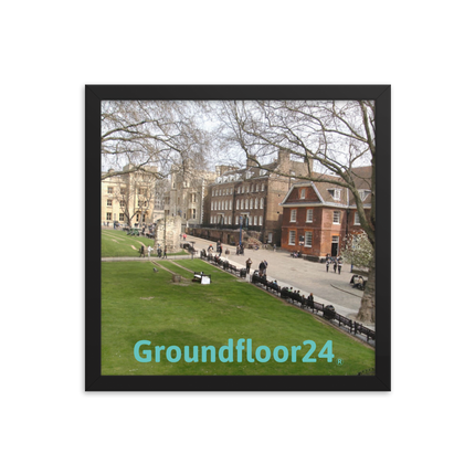 Beautiful Park Framed photo paper poster with Groundfloor24 without House Logo