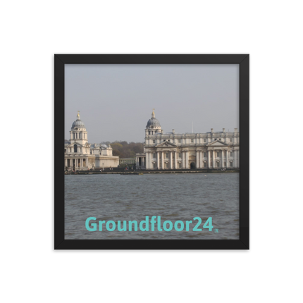 Riverside Beauty Framed photo paper poster with Groundfloor24 without House Logo
