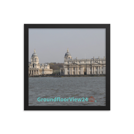 Riverside Beauty Framed photo paper poster with groundfloorview24 with House Logo