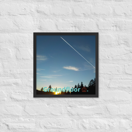 Attractive Sinari Framed photo paper poster with Groundfloor with House Logo
