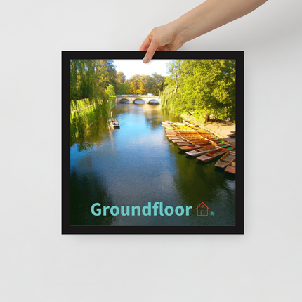 Beautiful Nature Framed photo paper poster with Groundfloor with House Logo