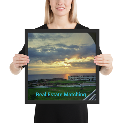 Natural View Framed photo paper poster with realestatematching without key Logo