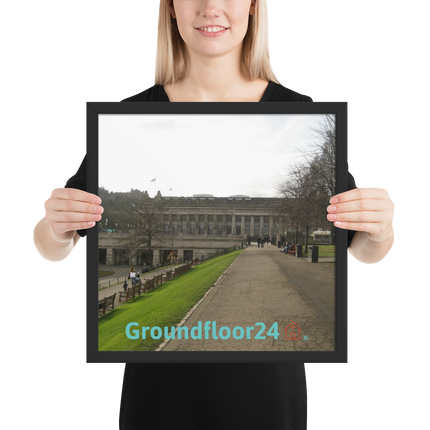 Majestic Palace Framed photo paper poster with Groundfloor24 with House Logo