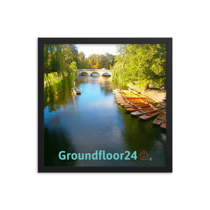 Beautiful Nature Framed photo paper poster with Groundfloor24 with House Logo