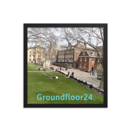 Beautiful Park Framed photo paper poster with Groundfloor24 without House Logo