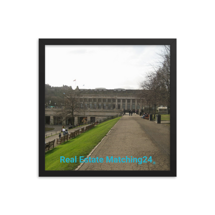 Majestic Palace Framed photo paper poster with realestatematching24 without key Logo
