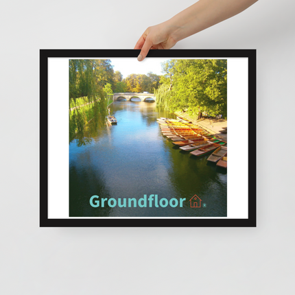 Beautiful Nature Framed photo paper poster with Groundfloor with House Logo