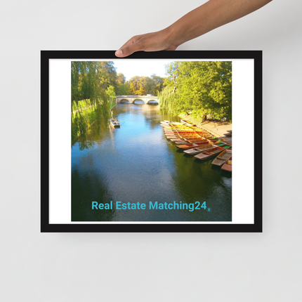 Beautiful Nature Framed photo paper poster with realestatematching24 without key Logo