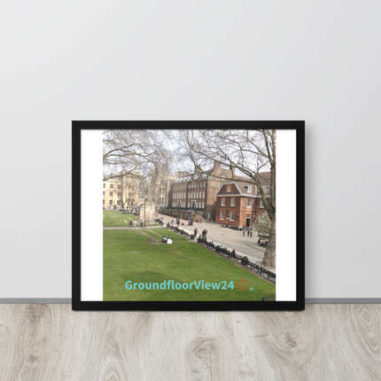 Beautiful Park Framed photo paper poster with groundfloorview24 with House Logo