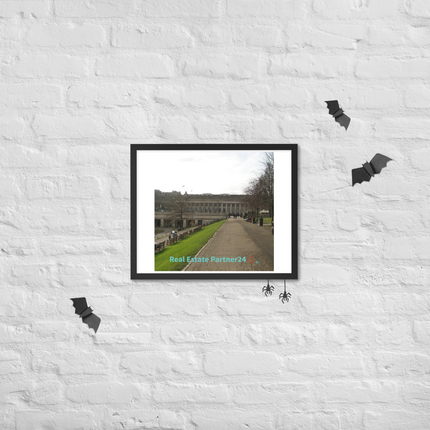 Majestic Palace Framed photo paper poster with realestatepartner24 with house Logo