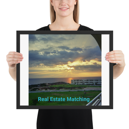 Natural View Framed photo paper poster with realestatematching without key Logo