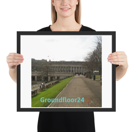 Majestic Palace Framed photo paper poster with Groundfloor24 with House Logo