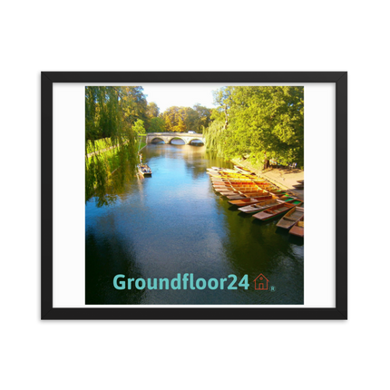 Beautiful Nature Framed photo paper poster with Groundfloor24 with House Logo