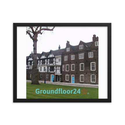 Beautiful Palace Framed photo paper poster with Groundfloor24 with House Logo