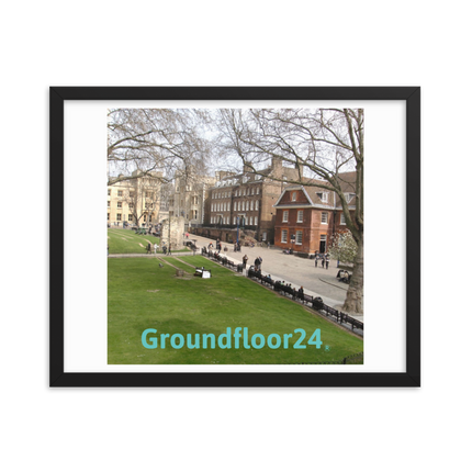 Beautiful Park Framed photo paper poster with Groundfloor24 without House Logo