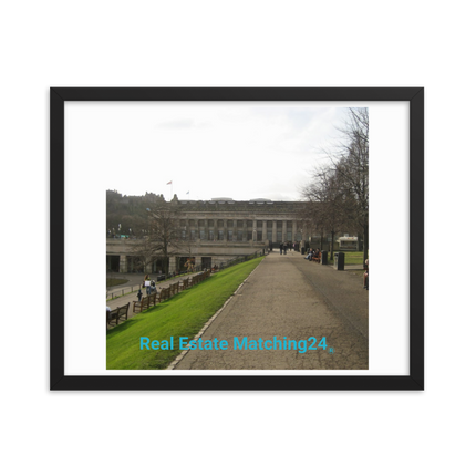 Majestic Palace Framed photo paper poster with realestatematching24 without key Logo