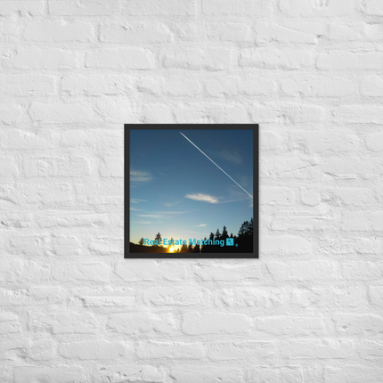 Attractive Sinari Framed photo paper poster with realestatematching with key Logo