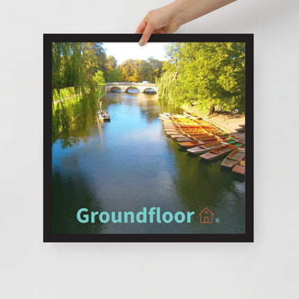 Beautiful Nature Framed photo paper poster with Groundfloor with House Logo