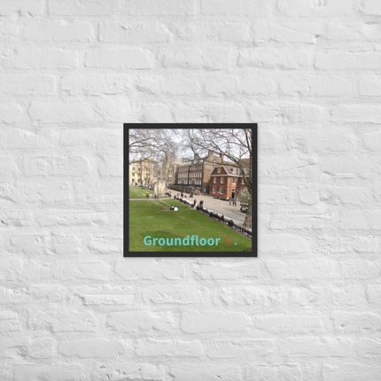 Beautiful Park Framed photo paper poster with Groundfloor with House Logo