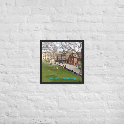 Beautiful Park Framed photo paper poster with realestatematching without key Logo