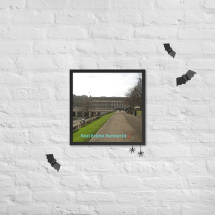 Majestic Palace Framed photo paper poster with realestatepartner24 with house Logo