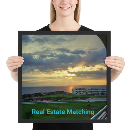 Natural View Framed photo paper poster with realestatematching without key Logo