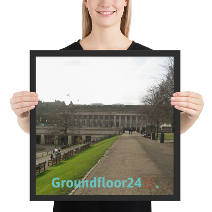 Majestic Palace Framed photo paper poster with Groundfloor24 with House Logo