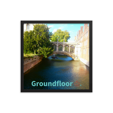 Beautiful Canel Framed photo paper poster with Groundfloor with House Logo