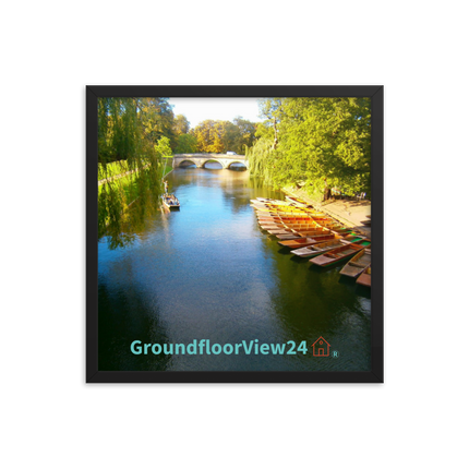 Beautiful Nature Framed photo paper poster with groundfloorview24 with House Logo