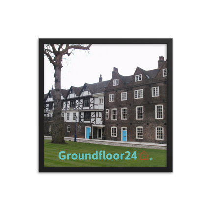 Beautiful Palace Framed photo paper poster with Groundfloor24 with House Logo