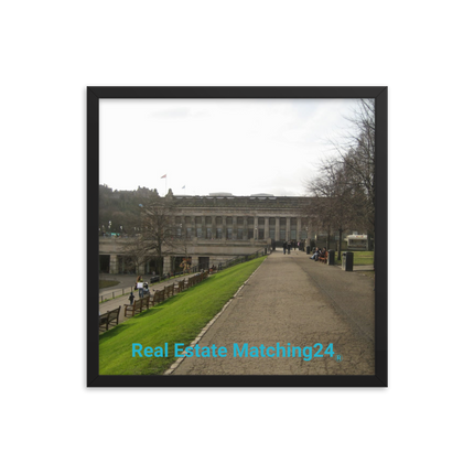 Majestic Palace Framed photo paper poster with realestatematching24 without key Logo